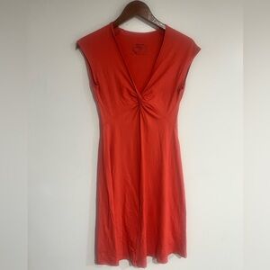 Patagonia Vibrant coral Midi Dress